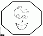 Ottagono con viso