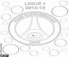 Paris Saint Germain, PSG, campione Ligue 1 2012-2013, campionato di calcio da Francia