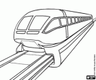 Un moderno treno elettromagnetico