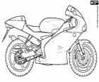 Una moto sportiva Aprilia RS 125
