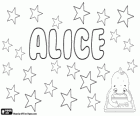 Alice. Nome di origine germanica e francese, il suo significato è nobiltà