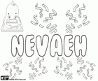 Nevaeh, nome moderno creato scrivendo la parola inglese Heaven, cielo, all'indietro