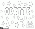 Odette, nome di origine germanica. Diminutivo di Oda