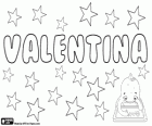 Valentina, nome di origine latina. Derivato di Valentinus, Valens che significa coraggioso