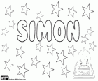 Simon, nome di origine ebraica, Shimon. È anche un nome greco