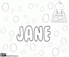 Jane, nome di origine ebraica. La forma femminile di Giovanni in inglese