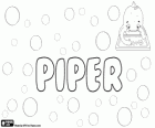 Piper, nome di origine inglese. Piper, nome per ragazza e ragazzo