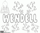 Wendell, nome di origine tedesca. Wendell, derivato da Wendel, variante di Wendelin