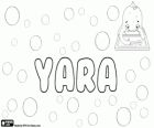 Yara, nome con varie origini e significati. Yara, nome nativo brasiliano tupi, variante di Iara. Yara, nome di origine araba
