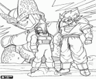Tre personaggi delle avventure di Dragon Ball