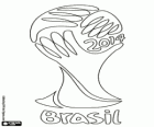 Logo dil Campionato mondiale di calcio del 2014 Brasile