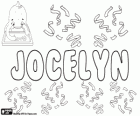Jocelyn, nome di origine germanica. Il suo significato è membro della tribù germanica dei Goti
