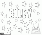 Riley, nome di origine gaelica. Il suo significato è coraggioso