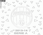 Juventus, Juve, campione del campionato di calcio italiano. Lega Calcio Serie A 2013-2014