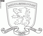 Emblema del Middlesbrough Football Club, il Boro