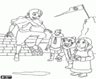 Aang dimostra la sua abilità ai suoi amici. Avatar: La leggenda di Aang