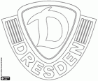 Emblema della SG Dynamo Dresden, club di calcio da Dresda, Sassonia