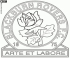 Logo del Blackburn Rovers F.C. I Rovers, The Rovers. Società calcistica sulla città di Blackburn, nella contea di Lancashire