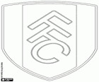 Distintivo del Fulham Football Club. Conosciuto anche come The Cottagers, The Whites