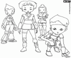 I quattro guerrieri di Lyoko, i personaggi principali di Code Lyoko