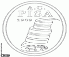 Logo del A.C. Pisa 1909, squadra di calcio della città di Pisa in Toscana