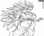 Goku trasformato in Super Saiyan 3