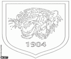 Emblema dell'Hull City A.F.C. Una squadra di calcio di Kingston upon Hull, conosciuto come le tigri, The Tigers