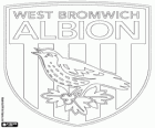 Emblema del West Bromwich Albion FC. Squadra di calcio del West Bromvich, noto anche come The Baggies, The Throstles