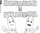 Logo delle Banane in pigiama con i due protagonisti
