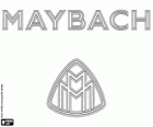 Logo di Maybach, marca di auto super lusso dalla Germania