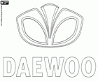 Logo della Daewoo, vettura del marchio della Corea del sud