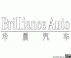 Logo di Brilliance Auto. Marchio di auto in Cina