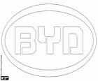 Logo di BYD Auto, marca dell'automobile, società pubblica cinese