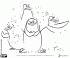 Unisci i puntini con i pinguini di Madagascar