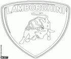 Logo della Lamborghini, marchio di auto sportive di lusso italiano