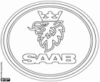 Logo di Saab, marchio svedese dell'automobile