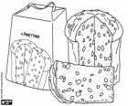 Panettone, un dolce tradizionale di Natale, originaria di Milano, Italia