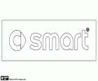 Logo della Smart, marchio tedesco di automobili piccole