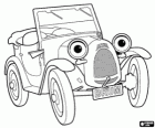 Brum, il protagonista delle avventure è una vettura di eroe, un Austin 7 del decennio 1920