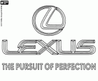 Logo de Lexus, marchio di auto di lusso giapponese