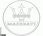 Logo della Maserati, marchio italiano di auto di lusso