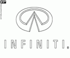 Logo de Infiniti, marchio sussidiario di Nissan per auto di lusso nei mercati esteri
