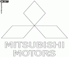 Logo di Mitsubishi Motors, casa automobilistica multinazionale con sede in Giappone