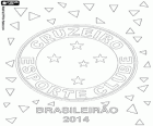 Cruzeiro di Belo Horizonte, campione del campionato di calcio brasiliano nel 2014. Brasileirão 2014