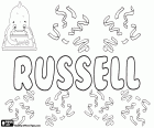 Russell, nome inglese per il bambino. Deriva dal cognome inglese Russell. Cognome di origine francese che significa l'omino dai capelli rossi