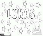 Lukas, nome maschile. Deriva dal nome greco Loukas