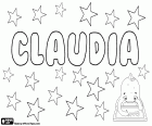 Claudia, nome di origine latina. Forma femminile del nome romano Claudius