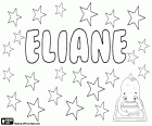 Eliane, nome francese di origine latina. Derivato da Aeliana