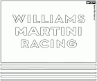 Logo del team di Formula 1, Williams Martini Racing