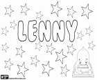Lenny, nome di origine inglese. Variante di Lennie. Lenny, diminutivo di Leonard